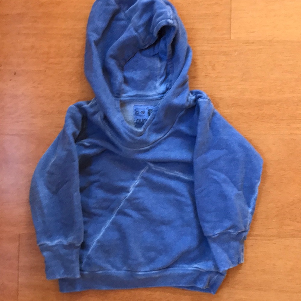 Nununu infant boys blue sweatshirt